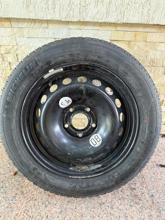 Roată de rezervă Michelin Energy Saver – 205/55 R16 pe jantă tablă