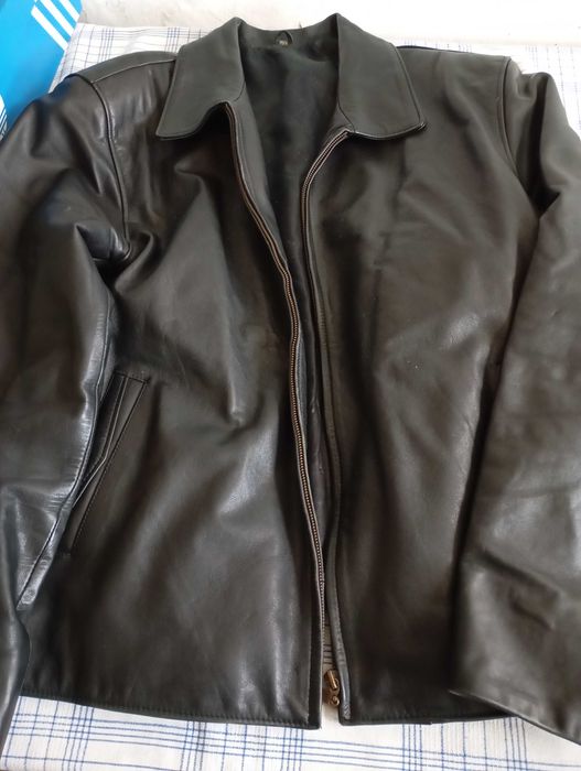Мъжко кожено яке, естествена кожа