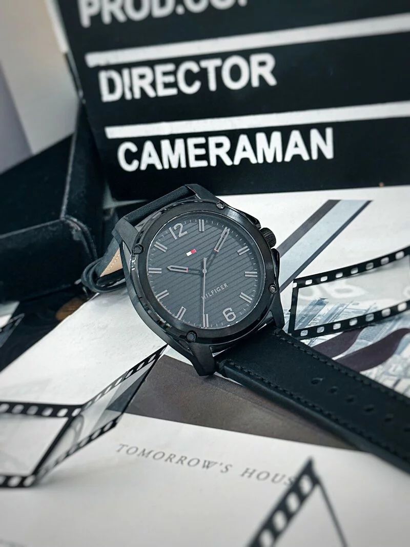 Ceas TOMMY Hilfiger 1710485 curea neagră piele