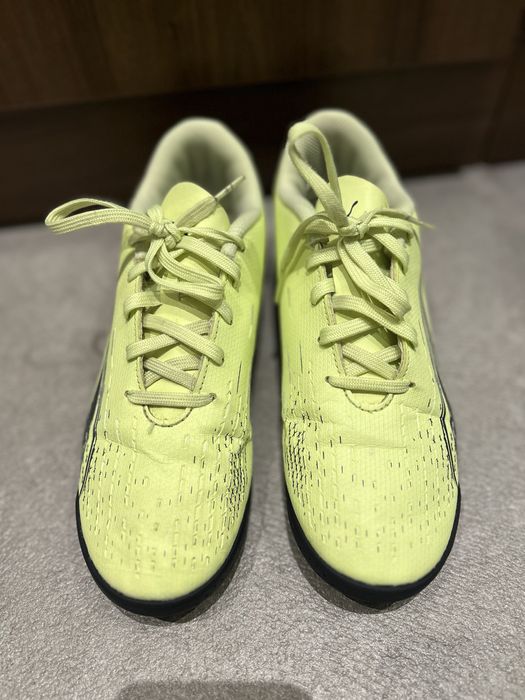 Puma Обувки за футбол Ultra Play Tt Jr 106926 01 Зелен, размер 36