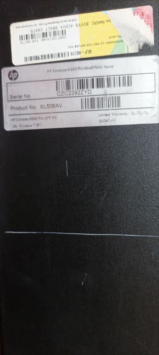 PC HP Compaq 6200 Pro SFF i5 2400 8GB RAM