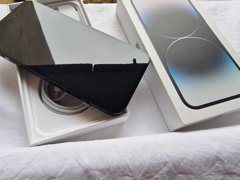 IPHONE 14 PRO MAX 128GB Black impecabil la cutie