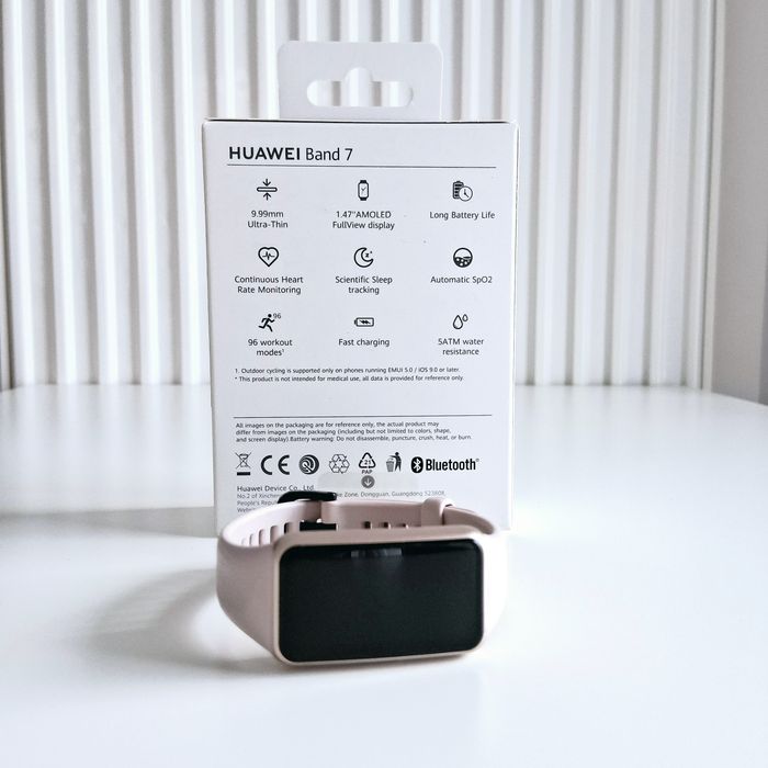 Bratara fitness | Huawei Band 7 | Pink | Compatibil iOS/Android
