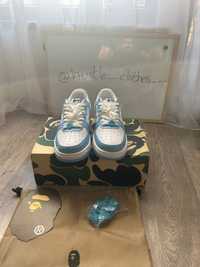 Bape shoes baby blue