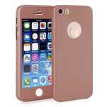 Husa Apple iPhone 5/5S/SE, FullBody Rose-Gold