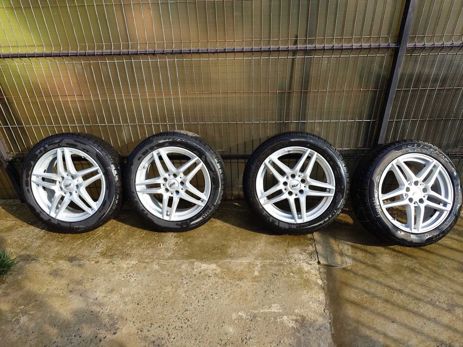 Roti de iarna 5x112 cu anvelope Pirelli 205/55 R17