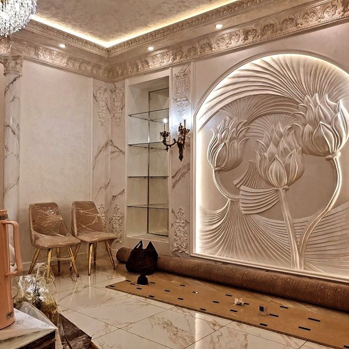 Фрески, барельефы и настенные украшения! Devorga foto va bo‘rtma rasm!