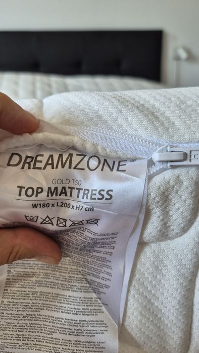 Saltea superioara (topper) 180x200 gold t50 DREAMZONE