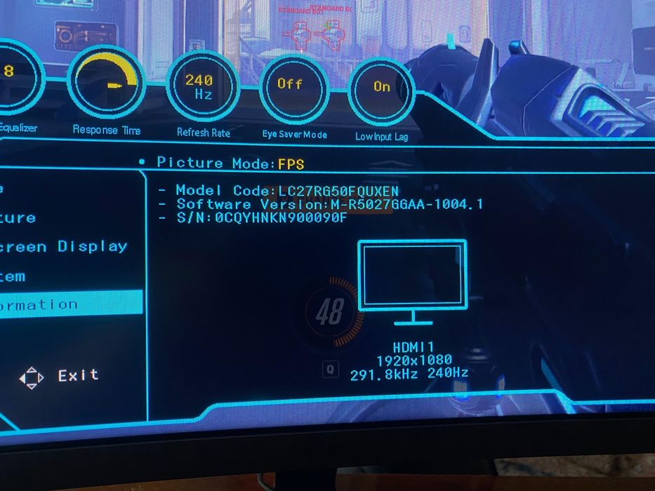Monitor gaming Samsung 27 inch,  240Hz, Full HD, curbat