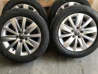 Jante originale Vw passat Perugia R 16 cu anvelope de vara