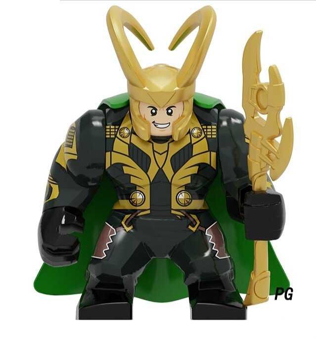 Darkseid, Loki, Bat Iron man Battle suite Age of Ultron big figurines