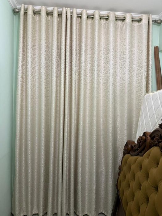 Комплект занавесок тюль гардины + карнизы