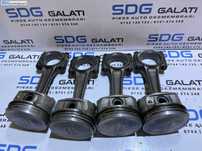 Set 4 Piston Pistoane cu Biela Peugeot Partner 1.6 16V NFU 1996 - 2008