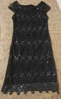 Елегантна, ефектна, къса рокля, черна, размер 36