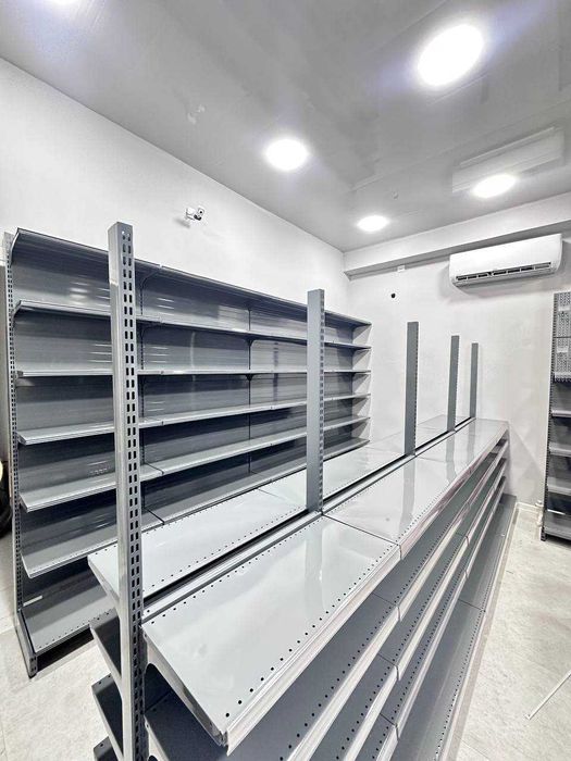 Савдо стеллажлари доконлар ва озик овкат маркетларига полкалар стеллаж