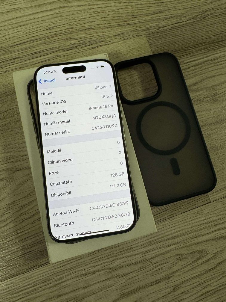 Vand Sau Schimb IPhone 15 PRO Natural Titanium 128Gb Neverlocked