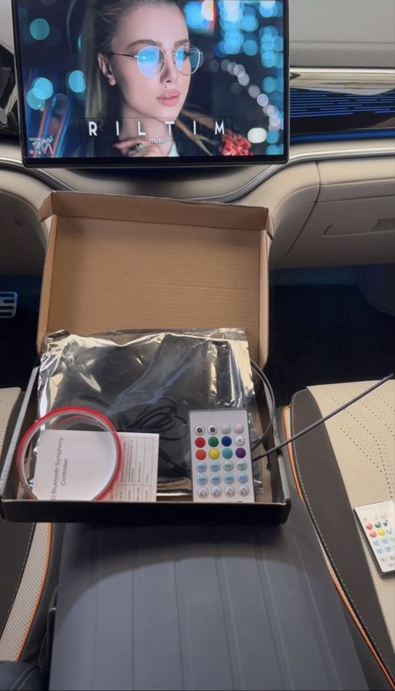 Премиальная светодиодная RGB подсветка салона BYD