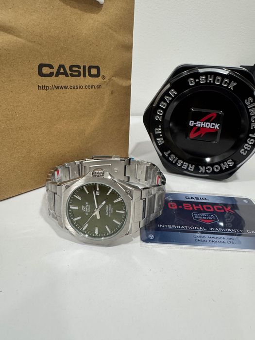 Casio Edifice EFR-S108D-3AV – Model Slim, inox