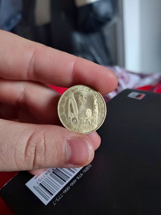 Monedă aniversară 50 de bani 1989