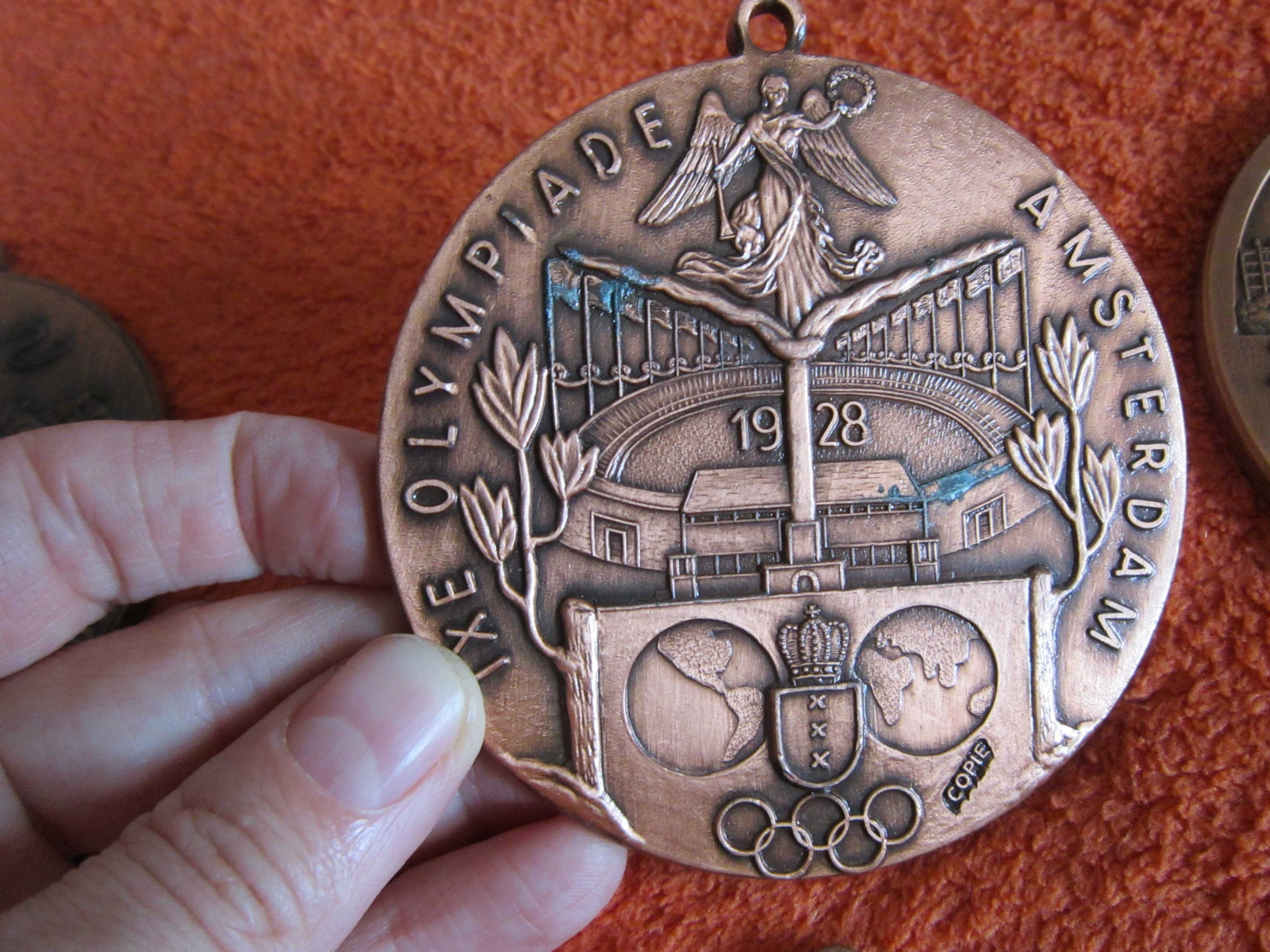 rar medalie olimpica Paris 1924,Suedia 1912,Olanda 1928 bronz colectie