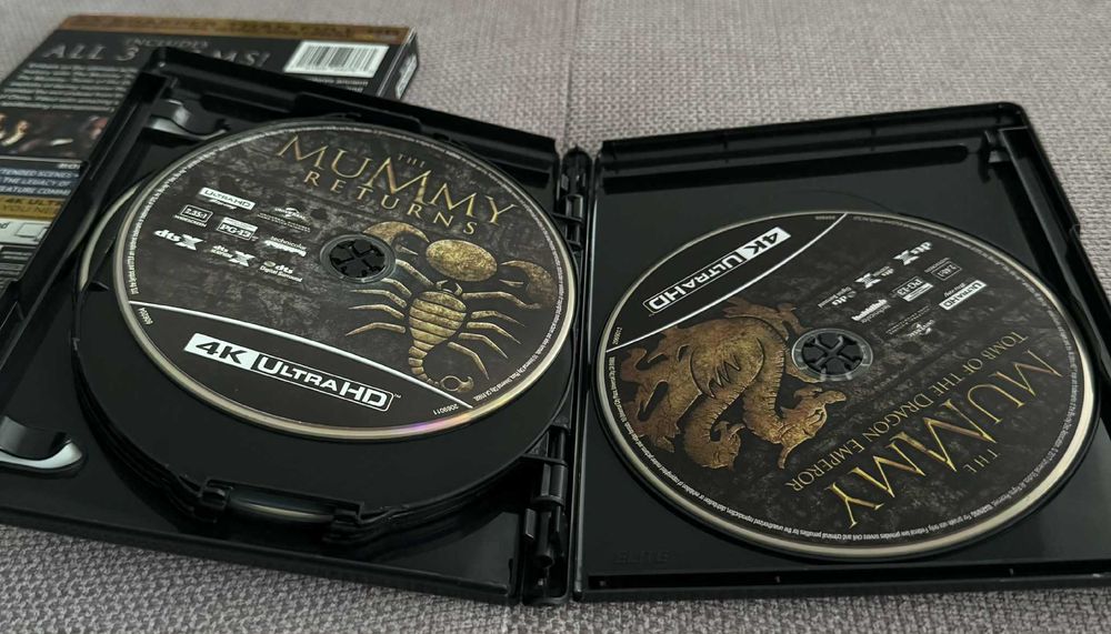 Trilogia The Mummy - 4K Ultra HD + Blu-ray Ca Noua