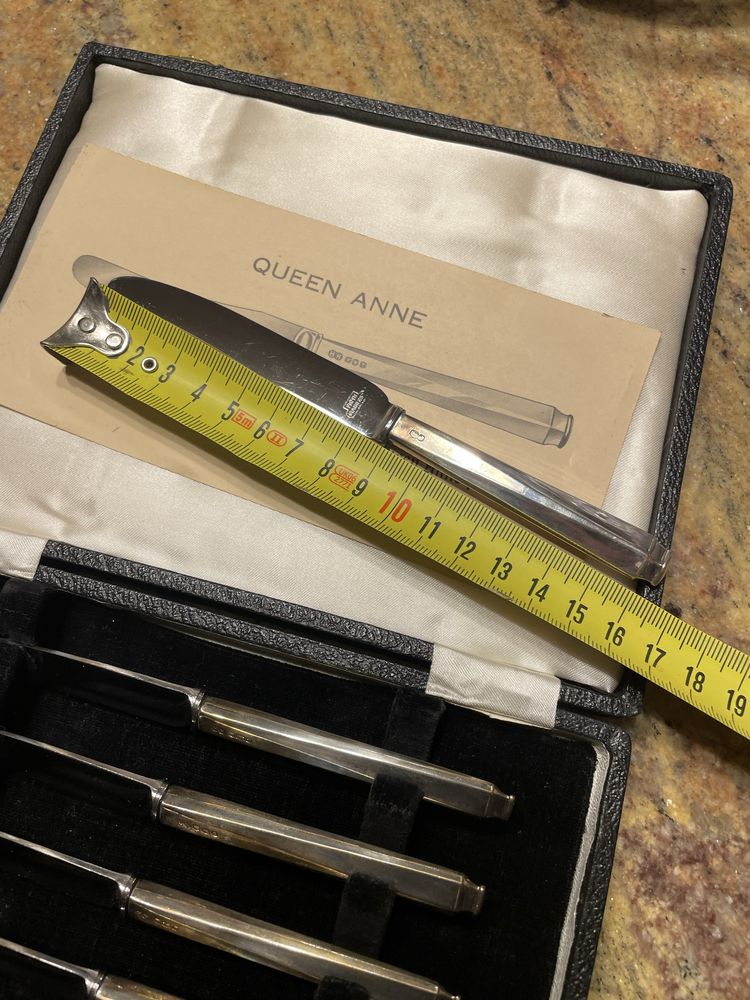Сребърни десертни ножове QUEEN ANNE