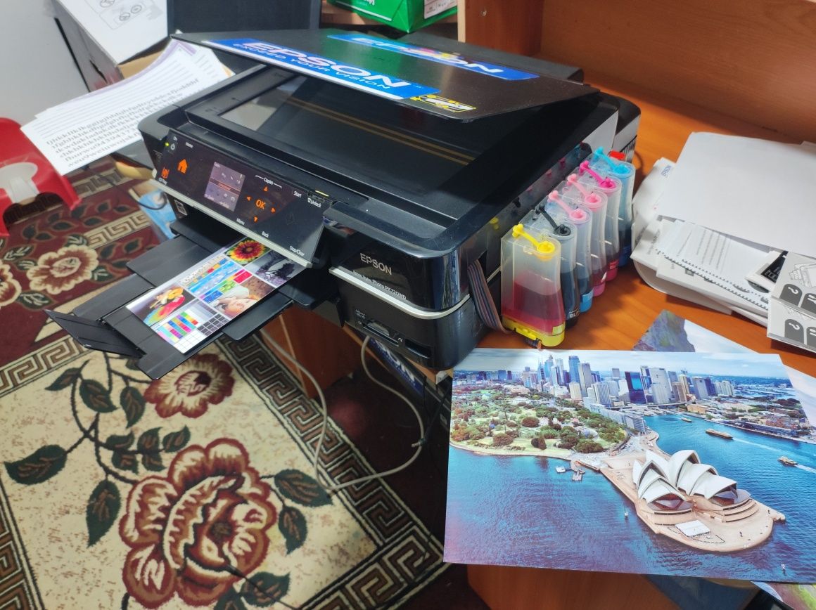 Epson px 720 WD 6 rangli trivadnom-kopiya skanerli printr. Dyuzi 100%