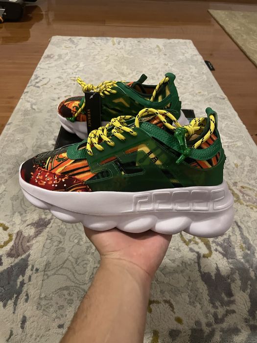 Versace Chain Reaction Green Snake