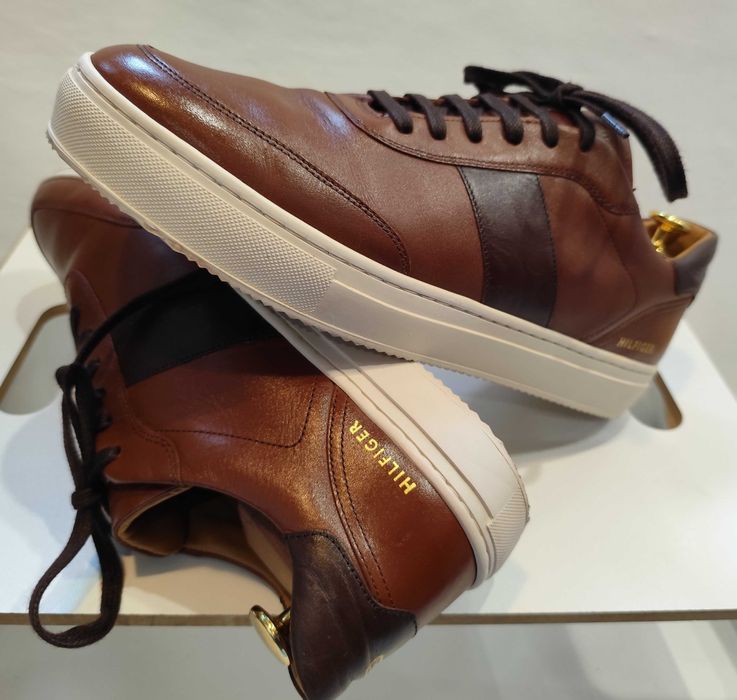 Pantofi sport casual 44 premium Tommy Hilfiger piele naturala moale