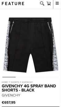 Givenchy 4g Spray band shorts