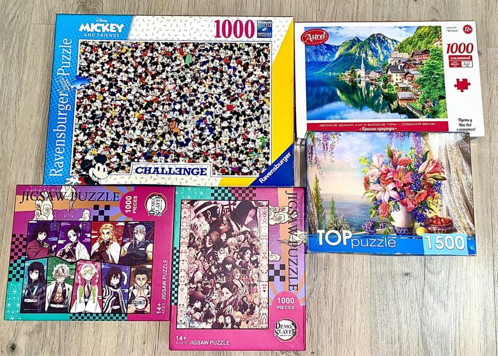 Пазлы в отличном состоянии