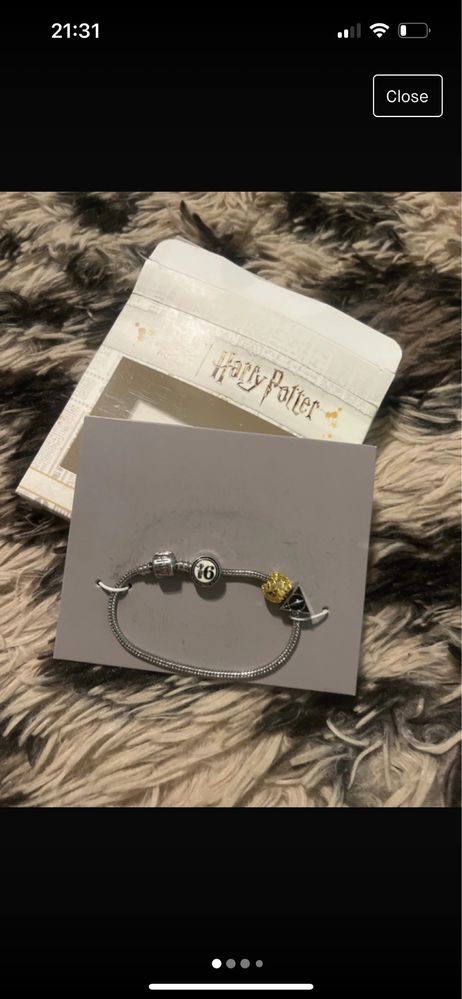 Bratara tip Pandora cu charmuri Harry Potter