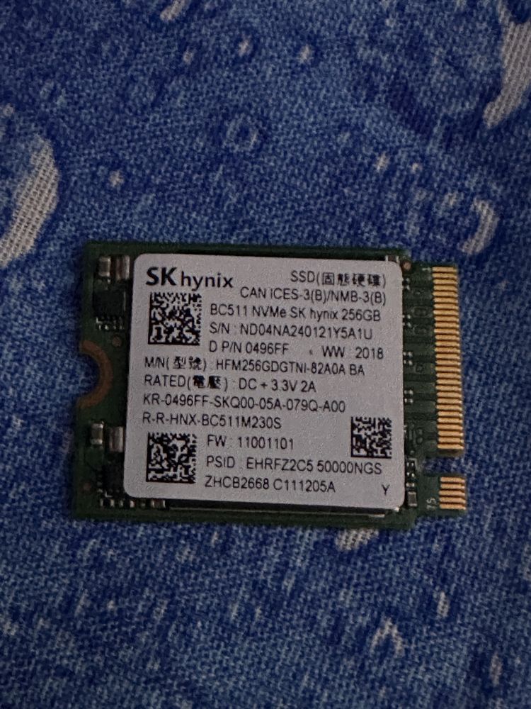 Ssd 256 gb M2  mini