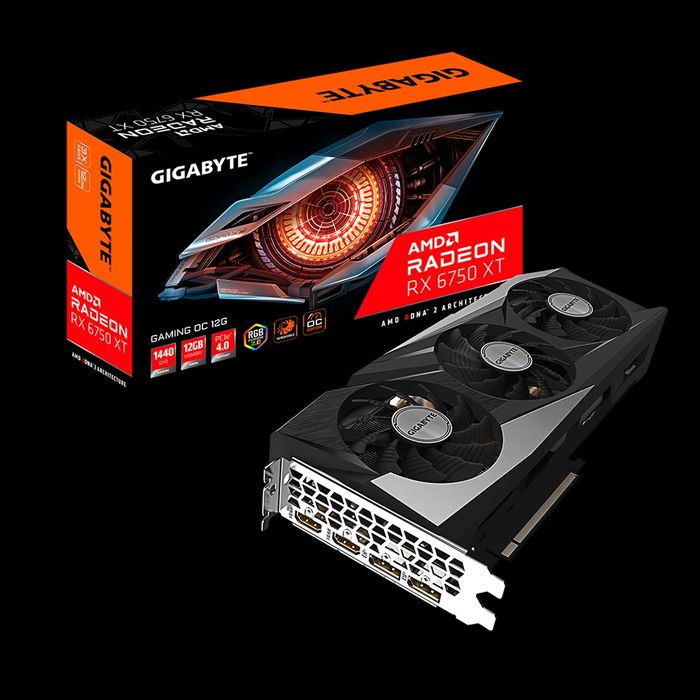 Видео карта Radeon RX 6750 XT GAMING OC 12G