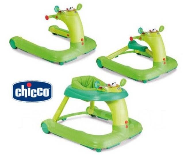 Ходунки chicco 3 в 1 в идеальном состоянии
