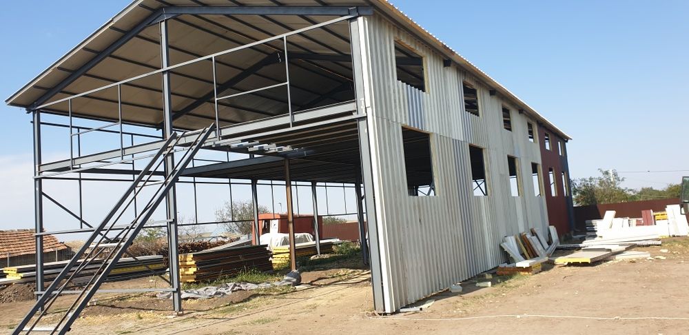 Vând confecții metalice ,hale ,structuri , căsuțe ,spaltori auto