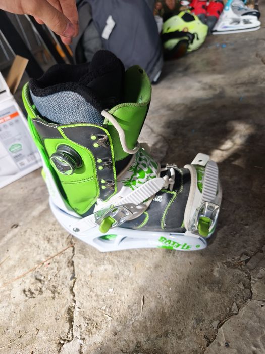 Placa snowboard 150 cm, legături și boots 42