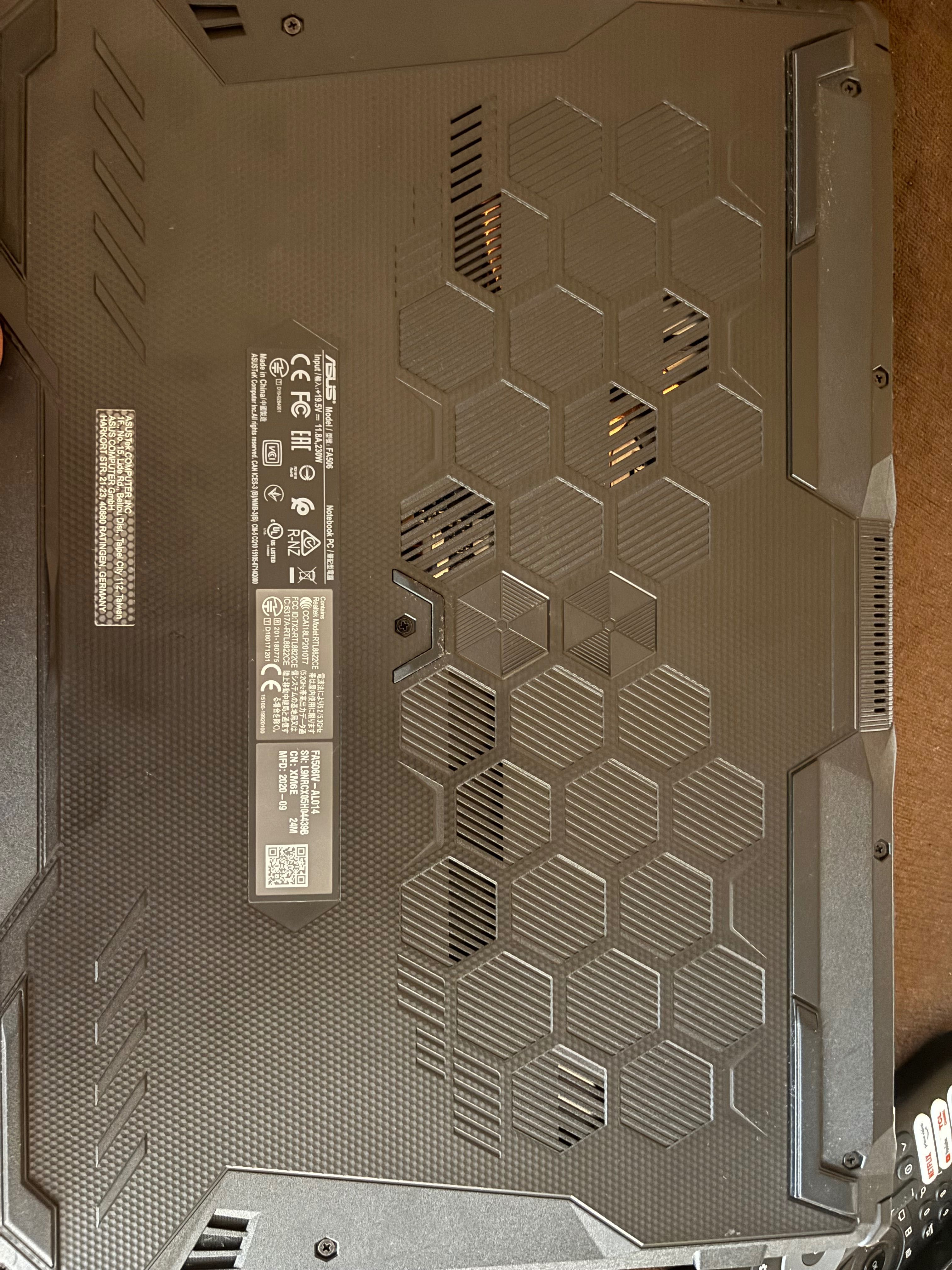 ASUS tuf gaming A15 FA506