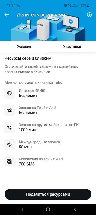 Безлимитный интернет  теле2