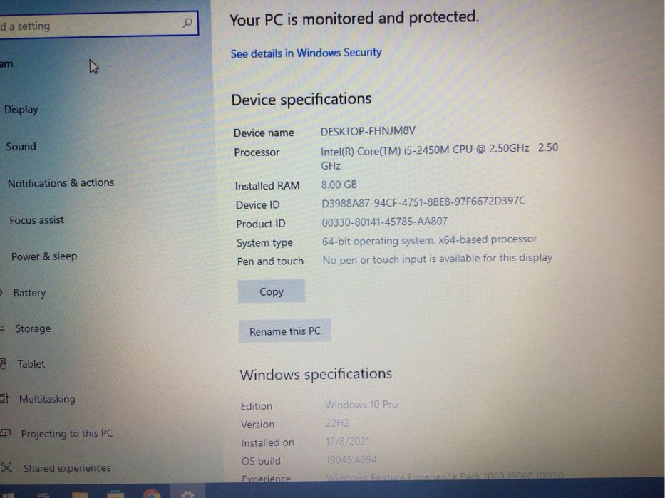 Dell inspiration N5110