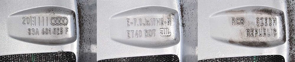 JANTE originale AUDI R17 5X112 -set complet