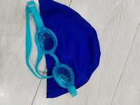 Детская шапочка и очки для бассейна