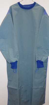 Защитна операционна престилка за многократна употреба-синя