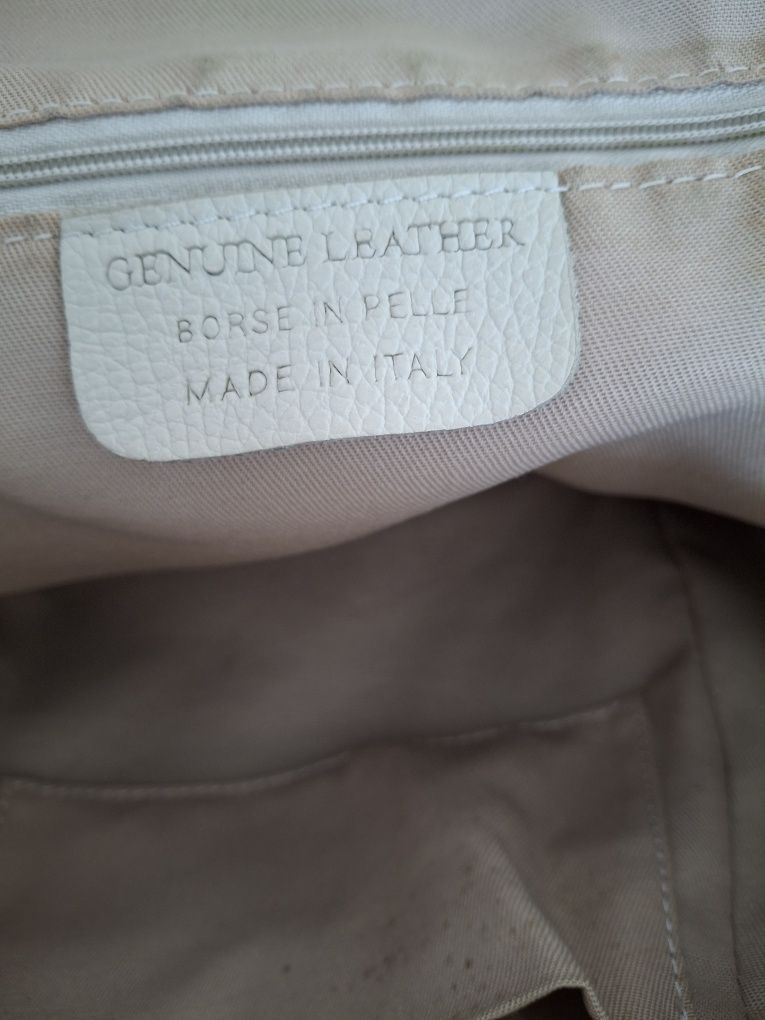 Rucsac verde din piele