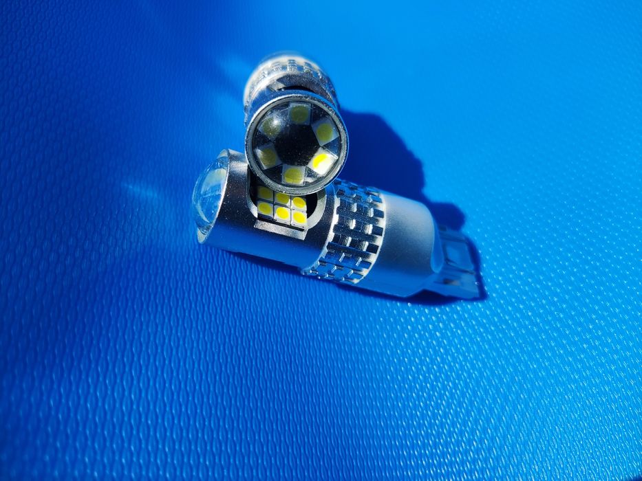 Becuri led leduri p21w ba15s py21w w21w 7440 w21/5w 7443 alb roșu