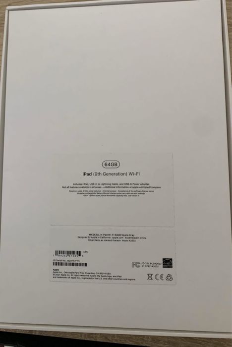 Ipad 9(2021), 64GB, WI-FI, Space Grey