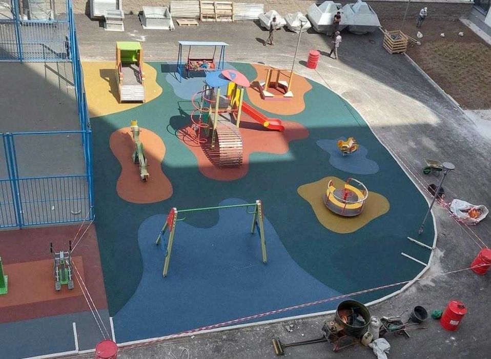 Резиновое покрытие тартан Уральск