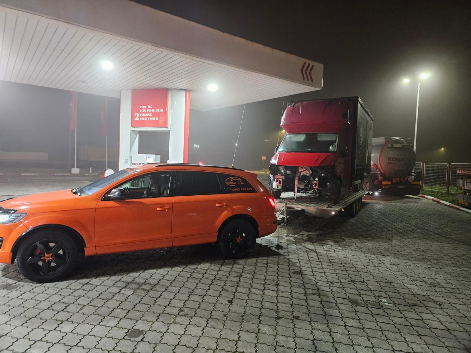 Asistență rutieră, transport utilaje,service auto!