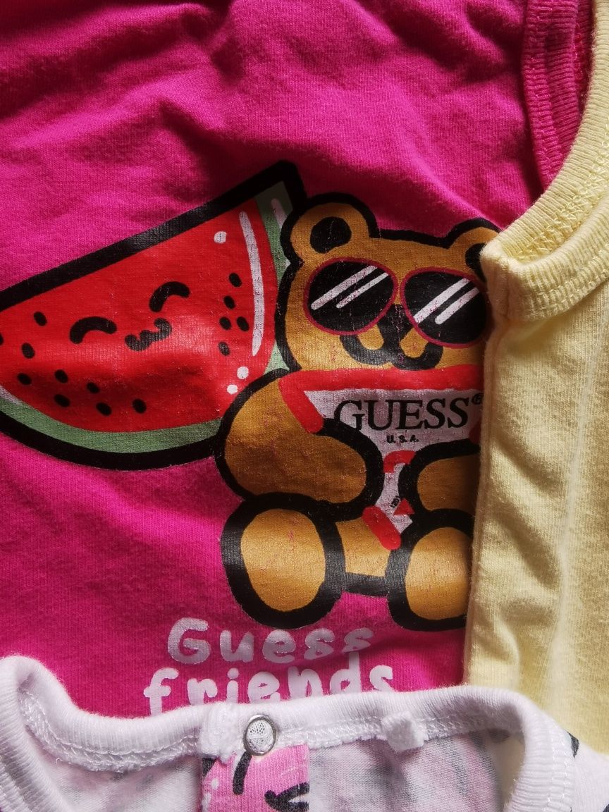 Боди с къс ръкав Guess 3-6m