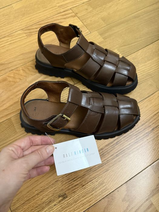 Ralf Ringer сандалии босоножки кожа коричневые